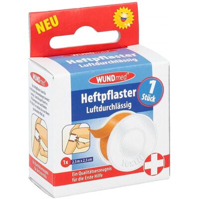 Heftpflaster Textil 2,5 cmx2,5 m 1stk Heftpflaster Textil 2,5 cmx2,5 m 1stk