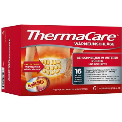 ThermaCare Wärmeumschläge für unteren Rücken & Hüfte 6stk ThermaCare Wärmeumschläge für unteren Rücken & Hüfte 6stk