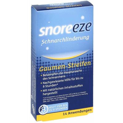 EB Vertrieb Snoreeze Schnarchlinderung Gaumen-Streifen 14stk EB Vertrieb Snoreeze Schnarchlinderung Gaumen-Streifen 14stk