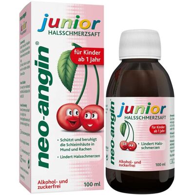 MCM Klosterfrau Vertriebsgesellschaft mbH Neo-Angin junior Kirsch Halsschmerzsaft MCM Klosterfrau Vertriebsgesellschaft mbH Neo-Angin junior Kirsch Halsschmerzsaft