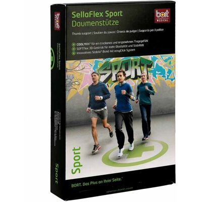 Bort Sellaflex Daumenstütze Sport L schwarz-grün 1stk Bort Sellaflex Daumenstütze Sport L schwarz-grün 1stk