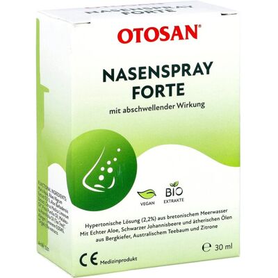 Functional Cosmetics Company AG Otosan Nasenspray Forte - Nasenspray - 30ml Functional Cosmetics Company AG Otosan Nasenspray Forte - Nasenspray - 30ml