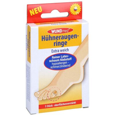 Hühneraugen Ringe Latex extra weich 5stk Hühneraugen Ringe Latex extra weich 5stk