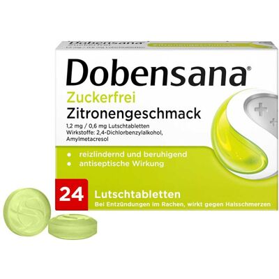 DOBENSANA - Zuckerfrei Zitronengeschmack - 1.2 mg/0.6 mg DOBENSANA - Zuckerfrei Zitronengeschmack - 1.2 mg/0.6 mg