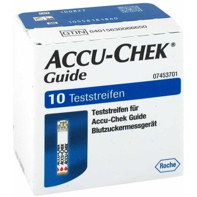 Accu Chek Guide Teststreifen 1X10stk Accu Chek Guide Teststreifen 1X10stk