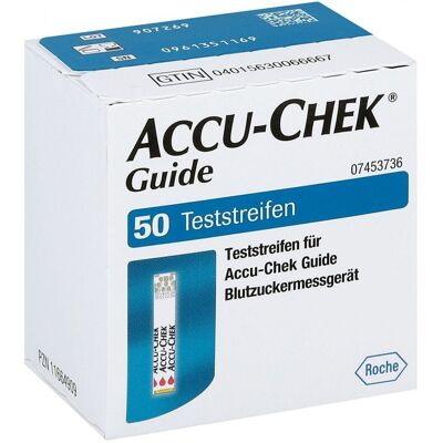 Roche Accu-Chek Guide Teststreifen - 50 Stück Roche Accu-Chek Guide Teststreifen - 50 Stück