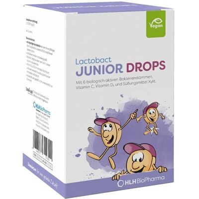 Lactobact JUNIOR DROPS Lutschtabletten 180stk Lactobact JUNIOR DROPS Lutschtabletten 180stk