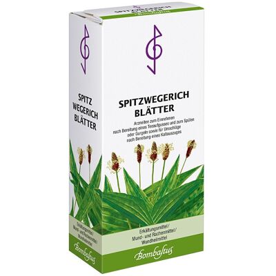 BOMBASTUS - Spitzwegerichblätter Tee 75 g - Kräutertee BOMBASTUS - Spitzwegerichblätter Tee 75 g - Kräutertee