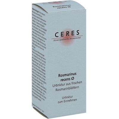 Ceres Rosmarinus recens Urtinktur - 20 ml zum Einnehmen Ceres Rosmarinus recens Urtinktur - 20 ml zum Einnehmen