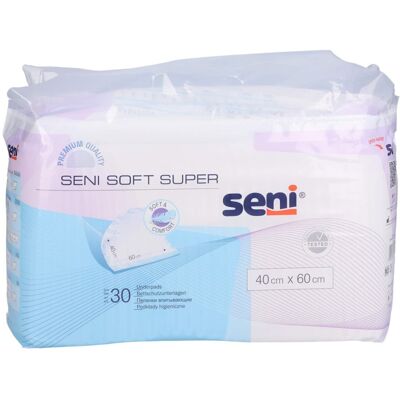 Seni Soft Super Bettschutzunterlagen 40x60 cm 30stk Seni Soft Super Bettschutzunterlagen 40x60 cm 30stk