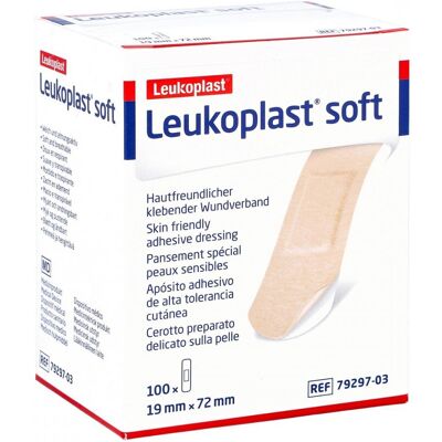 BSN Leukoplast Soft Wundverband 19x72 mm - Wound Dressings BSN Leukoplast Soft Wundverband 19x72 mm - Wound Dressings