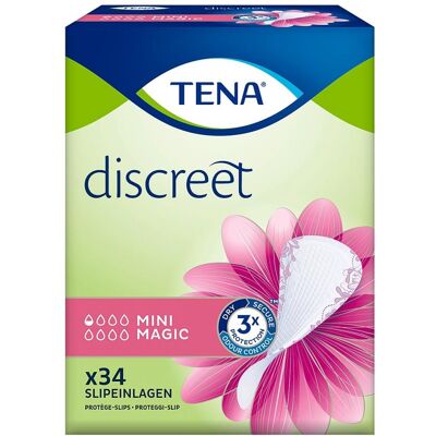 Tena Lady Discreet Einlagen mini magic 34stk Tena Lady Discreet Einlagen mini magic 34stk