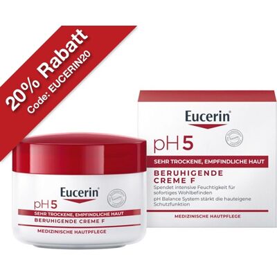 Eucerin pH5 Creme F - Empfindliche Haut - Gesicht & Körperpflege Eucerin pH5 Creme F - Empfindliche Haut - Gesicht & Körperpflege