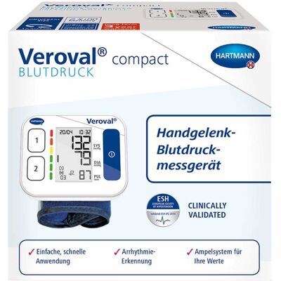 Veroval compact Handgelenk-blutdruckmessgerät 1stk Veroval compact Handgelenk-blutdruckmessgerät 1stk