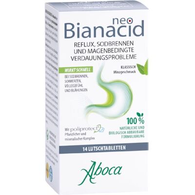 Aboca Neo Bianacid - Pflanzliche Reflux-Tabletten - 14 Stück Aboca Neo Bianacid - Pflanzliche Reflux-Tabletten - 14 Stück