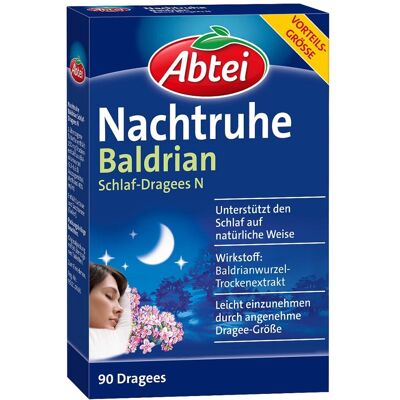 Abtei Nachtruhe Baldrian Schlaf-dragees N 90stk Abtei Nachtruhe Baldrian Schlaf-dragees N 90stk