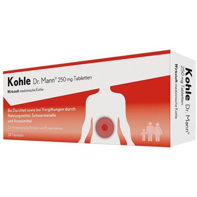 Kohle Doktor mann 250 mg Tabletten 20stk Kohle Doktor mann 250 mg Tabletten 20stk