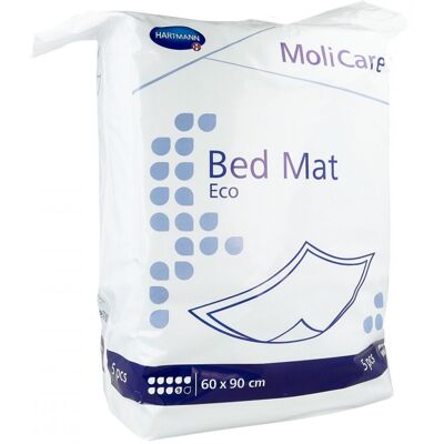 Molicare Bed Mat Eco 9 Tropfen 60x90 cm 5stk Molicare Bed Mat Eco 9 Tropfen 60x90 cm 5stk