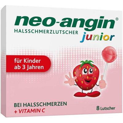 Neo-angin Junior Halsschmerzlutscher 8stk Neo-angin Junior Halsschmerzlutscher 8stk