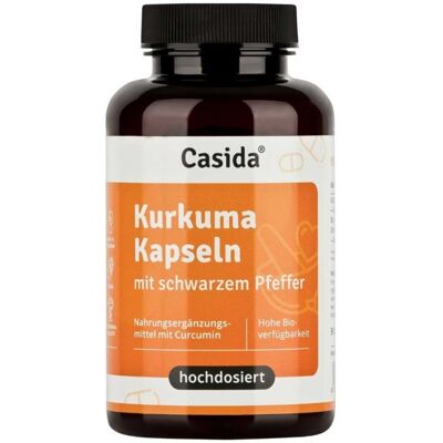 Casida Kurkuma Kapseln - 300mg Hochdosiert - Vegan Casida Kurkuma Kapseln - 300mg Hochdosiert - Vegan