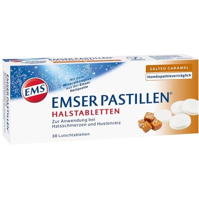 Emser Pastillen Halstabletten salted Caramel 30stk Emser Pastillen Halstabletten salted Caramel 30stk