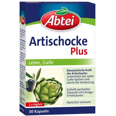 Abtei Artischocke Plus Kapseln 30stk Abtei Artischocke Plus Kapseln 30stk