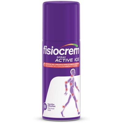 Fisiocrem Spray Active Ice zur Schmerzlinderung mit Kälteeffekt 150ml Fisiocrem Spray Active Ice zur Schmerzlinderung mit Kälteeffekt 150ml