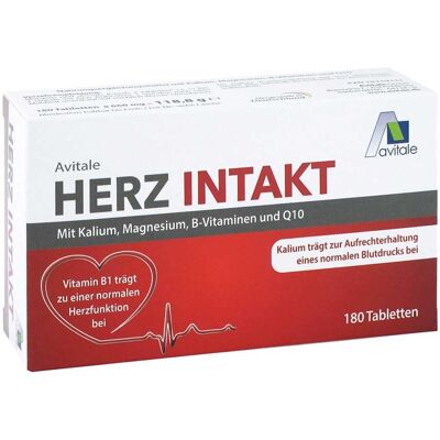 Avitale Herz Intakt mit Kalium+Magnesium+B-Vitamine Tabletten - Nahrungsergänzungsmittel Avitale Herz Intakt mit Kalium+Magnesium+B-Vitamine Tabletten - Nahrungsergänzungsmittel