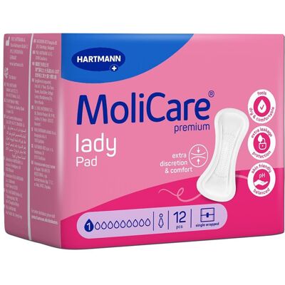 Molicare Premium Lady Pad 1 Tropfen 12stk Molicare Premium Lady Pad 1 Tropfen 12stk