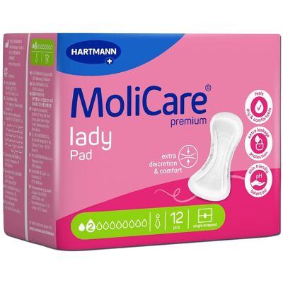 Molicare Premium Lady Pad 2 Tropfen 12stk Molicare Premium Lady Pad 2 Tropfen 12stk