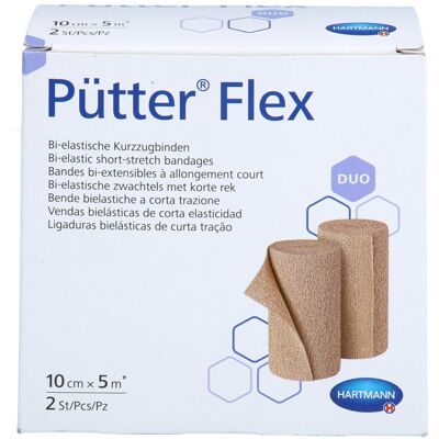 Pütter Flex Duo Binde 10 Cmx5 M 2stk Pütter Flex Duo Binde 10 Cmx5 M 2stk