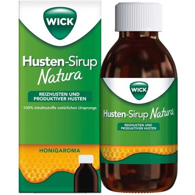 Wick Husten-Sirup Natura - Natürlicher Husten-Sirup 140 ml Wick Husten-Sirup Natura - Natürlicher Husten-Sirup 140 ml