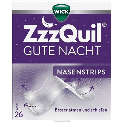 Wick Zzzquil Gute Nacht Nasenstrips 26stk Wick Zzzquil Gute Nacht Nasenstrips 26stk