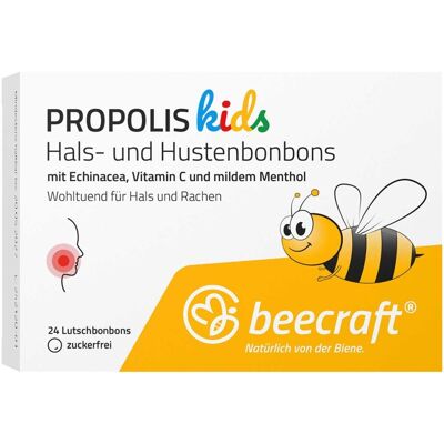 Beecraft Kids Propolis Hals- Und Hustenbonbons 24stk Beecraft Kids Propolis Hals- Und Hustenbonbons 24stk