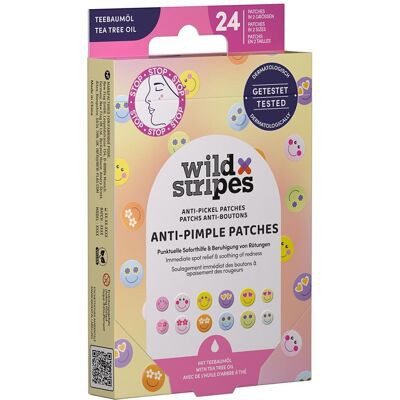 Wild Stripes Anti-Pimple Patches Smile Prevent - Hautpflegepflaster Wild Stripes Anti-Pimple Patches Smile Prevent - Hautpflegepflaster
