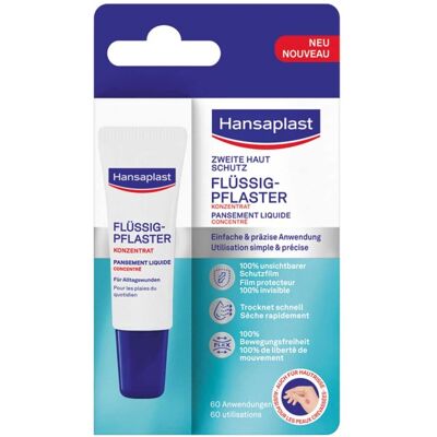 Hansaplast Zweite Haut Schutz Flüssig-Pflaster-Konzentrat 10ml Hansaplast Zweite Haut Schutz Flüssig-Pflaster-Konzentrat 10ml