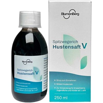 Blumenberg Spitzwegerich Hustensaft V Erkältung 250ml Blumenberg Spitzwegerich Hustensaft V Erkältung 250ml