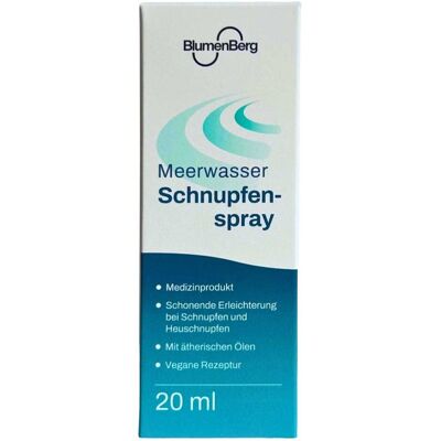 Blumenberg Meerwasser Schnupfenspray 20ml Blumenberg Meerwasser Schnupfenspray 20ml