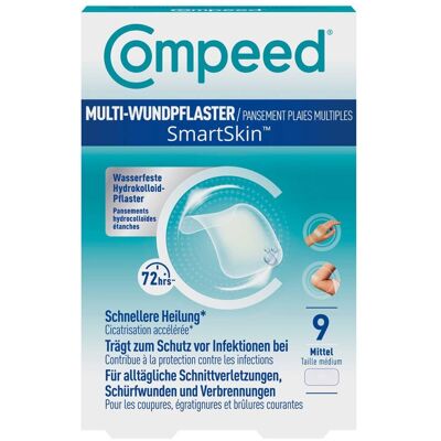 Compeed Multi-wundpflaster Smartskin Medium 9stk Compeed Multi-wundpflaster Smartskin Medium 9stk
