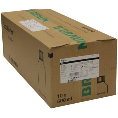 Aqua B.braun Spüllösung Kunststoff Flasche 10X500ml Aqua B.braun Spüllösung Kunststoff Flasche 10X500ml