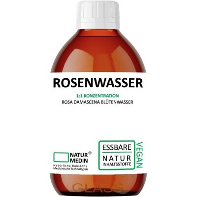 Naturmedin Rosenwasser Glas 250ml Naturmedin Rosenwasser Glas 250ml