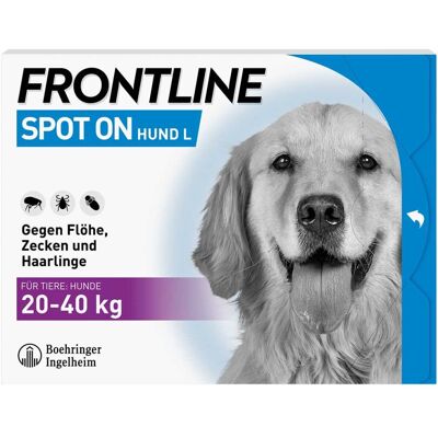 Boehringer Ingelheim VETMEDICA GmbH Frontline Spot on H 40 Lösung für Hunde 3 St Boehringer Ingelheim VETMEDICA GmbH Frontline Spot on H 40 Lösung für Hunde 3 St