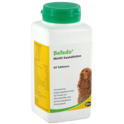 Befedo Minvit für Hunde Kautabletten 60stk Befedo Minvit für Hunde Kautabletten 60stk