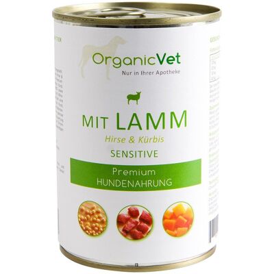 Organic Vet GmbH Lamm Hundefutter - Sensitive - 400g Organic Vet GmbH Lamm Hundefutter - Sensitive - 400g