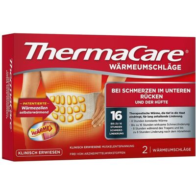 ThermaCare Wärmeumschläge für unteren Rücken & Hüfte 2stk ThermaCare Wärmeumschläge für unteren Rücken & Hüfte 2stk