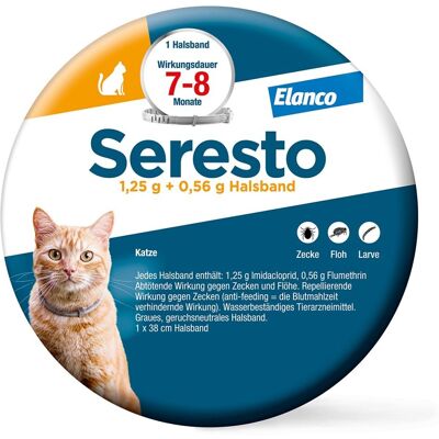 Seresto Halsband für Katzen gegen Zecken und Flöhe 1stk Seresto Halsband für Katzen gegen Zecken und Flöhe 1stk
