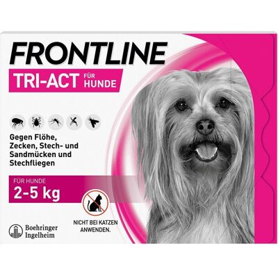 Boehringer Ingelheim VETMEDICA GmbH Frontline Tri-Act Kleine Hunde 2-5kg - Floh- & Zeckentropfen Boehringer Ingelheim VETMEDICA GmbH Frontline Tri-Act Kleine Hunde 2-5kg - Floh- & Zeckentropfen