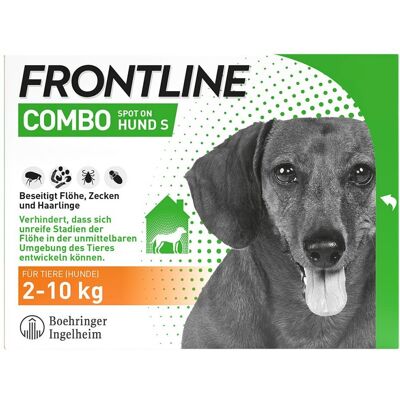 FRONTLINE COMBO® Spot On Hund S 2-10 kg 6stk FRONTLINE COMBO® Spot On Hund S 2-10 kg 6stk