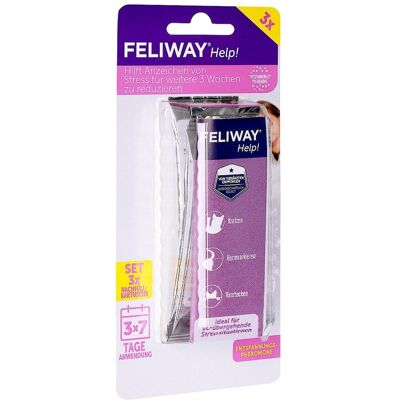 Feliway Help Nachfüllset für Katzen 3X340mg Feliway Help Nachfüllset für Katzen 3X340mg