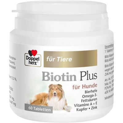 Doppelherz Für Tiere Biotin Plus Tabletten F.hunde 60stk Doppelherz Für Tiere Biotin Plus Tabletten F.hunde 60stk